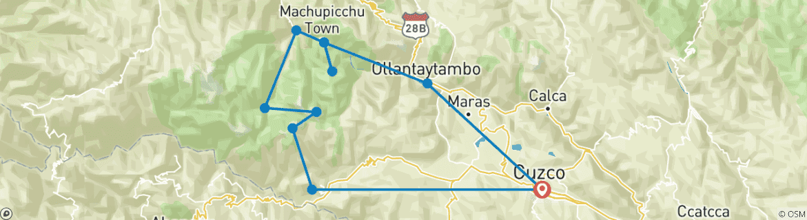 Imagen de un mapa que muestra la ruta del circuito