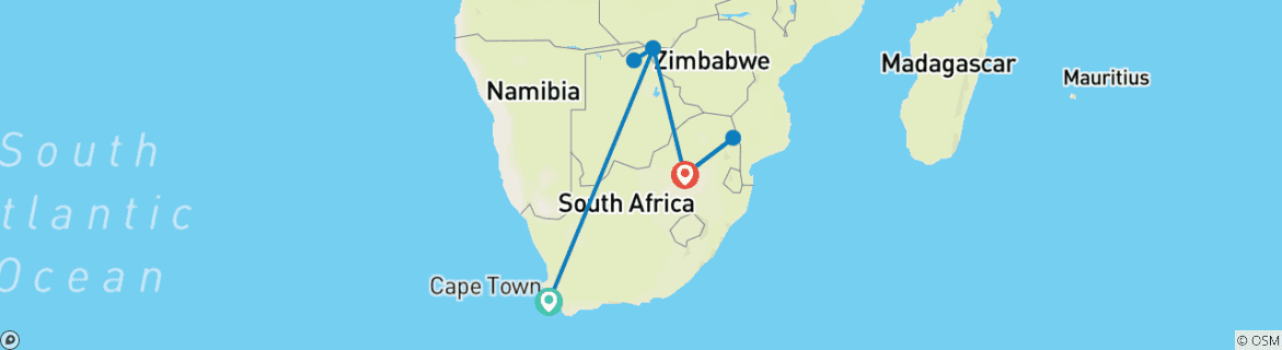 Imagen de un mapa que muestra la ruta del circuito