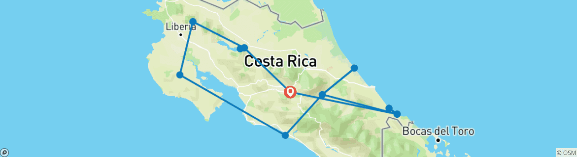 Imagen de un mapa que muestra la ruta del circuito