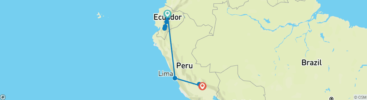 Imagen de un mapa que muestra la ruta del circuito