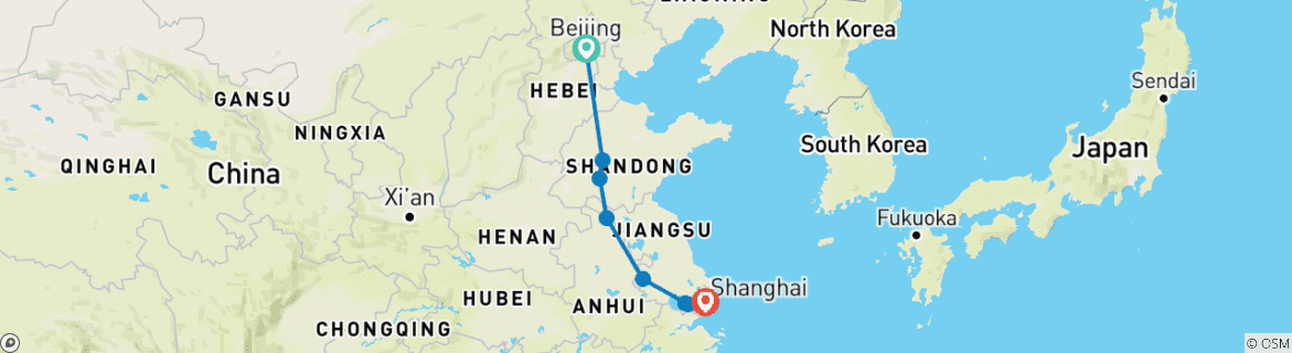 Imagen de un mapa que muestra la ruta del circuito