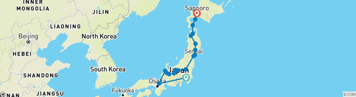 Mapa de Sueños de Sakura, final en Sapporo