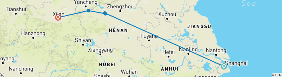 Imagen de un mapa que muestra la ruta del circuito