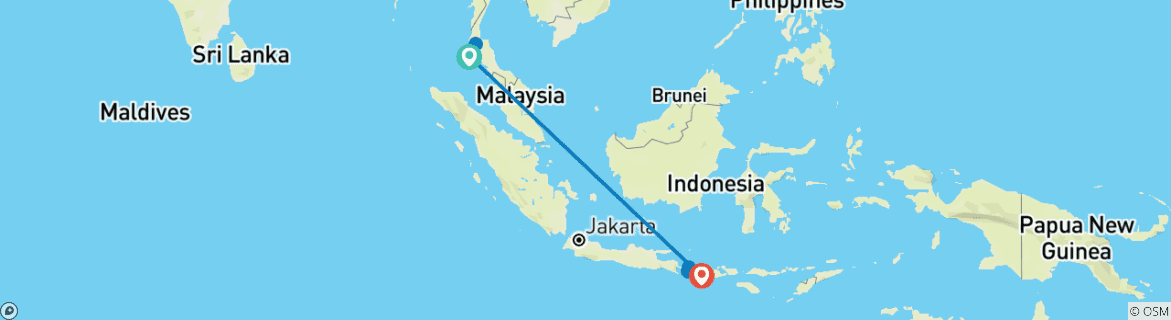 Imagen de un mapa que muestra la ruta del circuito