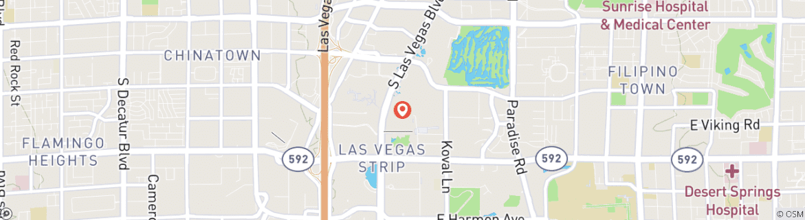Kaart van Viva Las Vegas: 4-daags avontuur