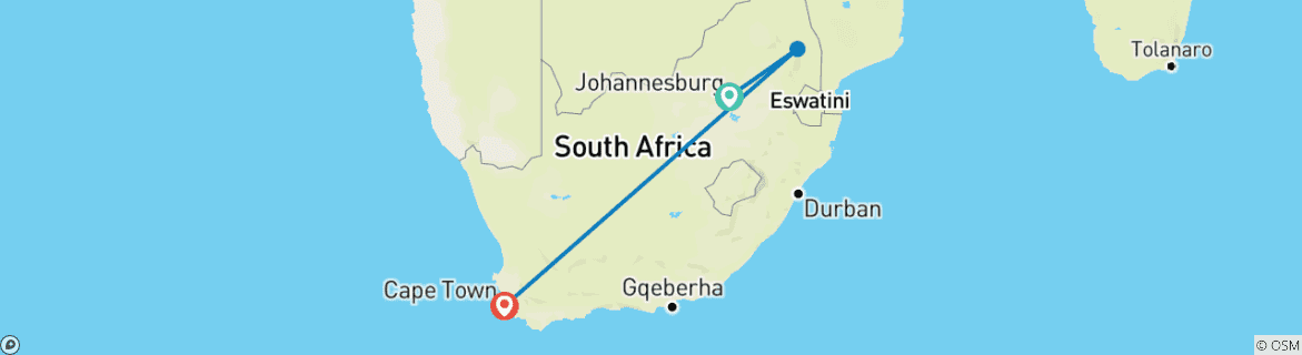 Imagen de un mapa que muestra la ruta del circuito