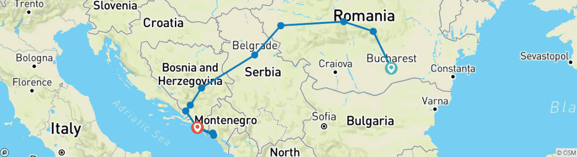 Imagen de un mapa que muestra la ruta del circuito