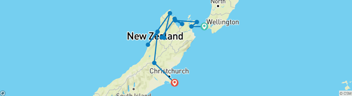 Imagen de un mapa que muestra la ruta del circuito