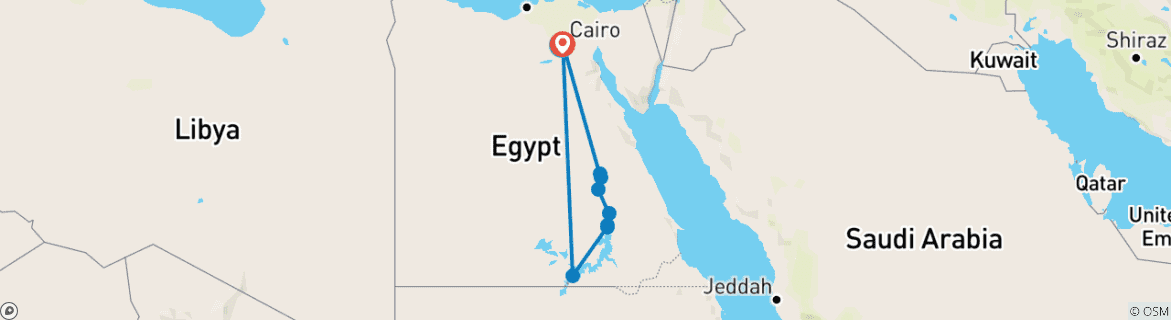 Imagen de un mapa que muestra la ruta del circuito
