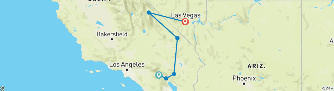Imagen de un mapa que muestra la ruta del circuito