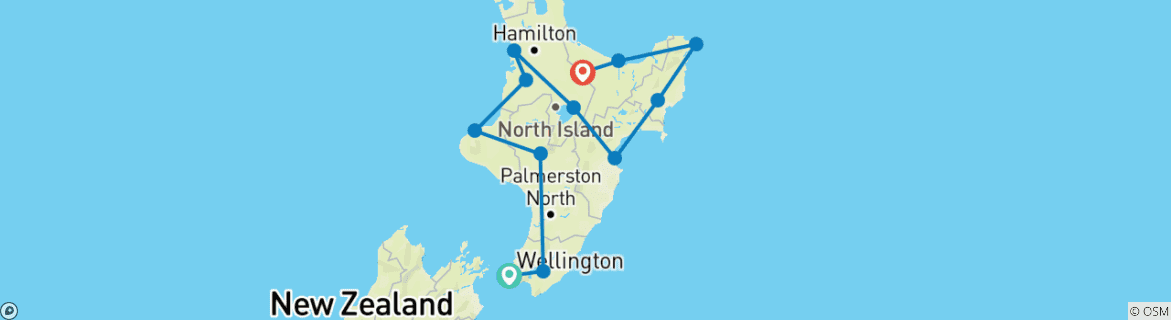 Imagen de un mapa que muestra la ruta del circuito