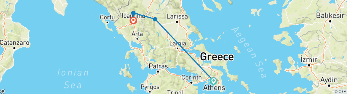 Imagen de un mapa que muestra la ruta del circuito