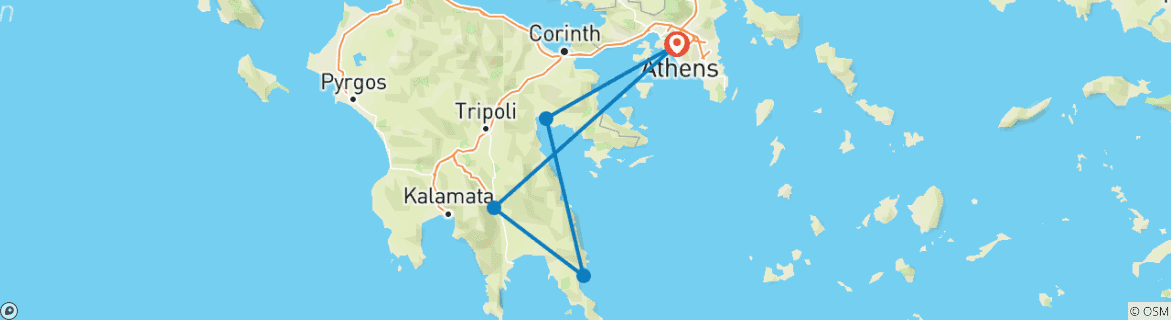 Imagen de un mapa que muestra la ruta del circuito