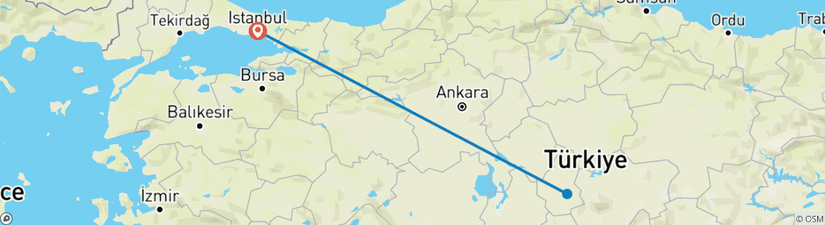 Imagen de un mapa que muestra la ruta del circuito