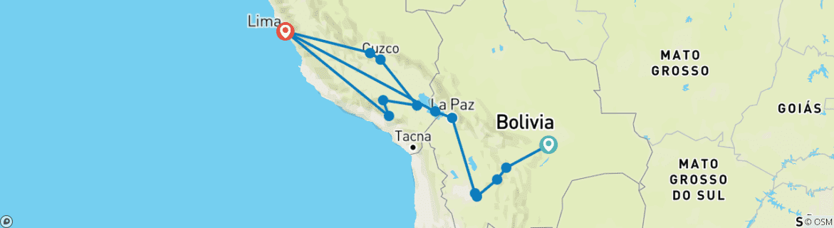 Imagen de un mapa que muestra la ruta del circuito