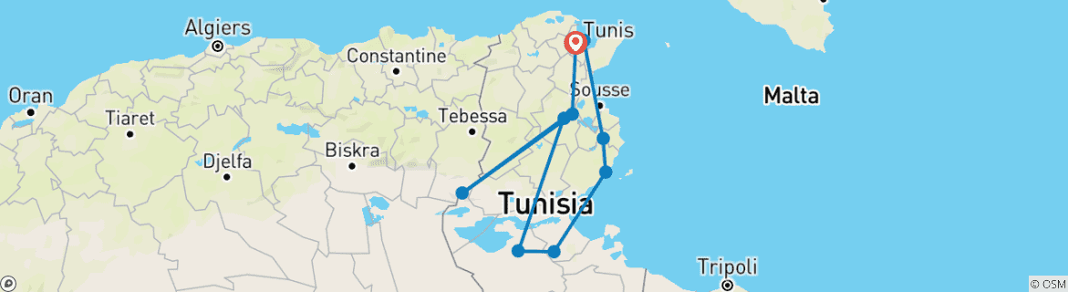 Mapa de Túnez Eclipse Explorer 2027