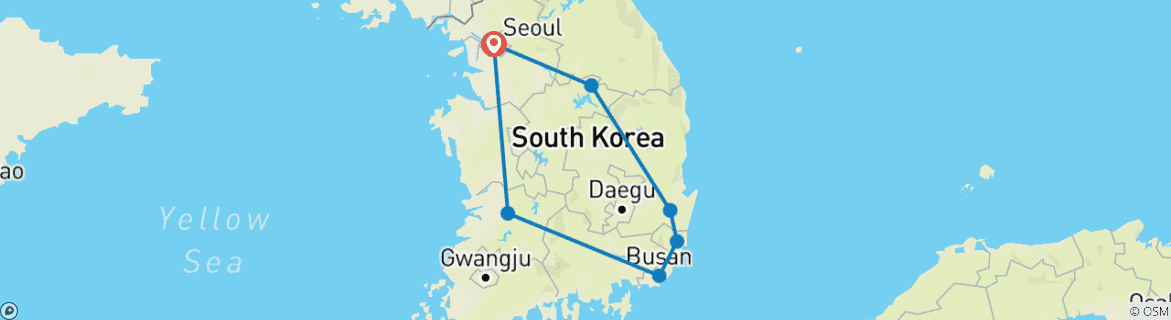 Imagen de un mapa que muestra la ruta del circuito