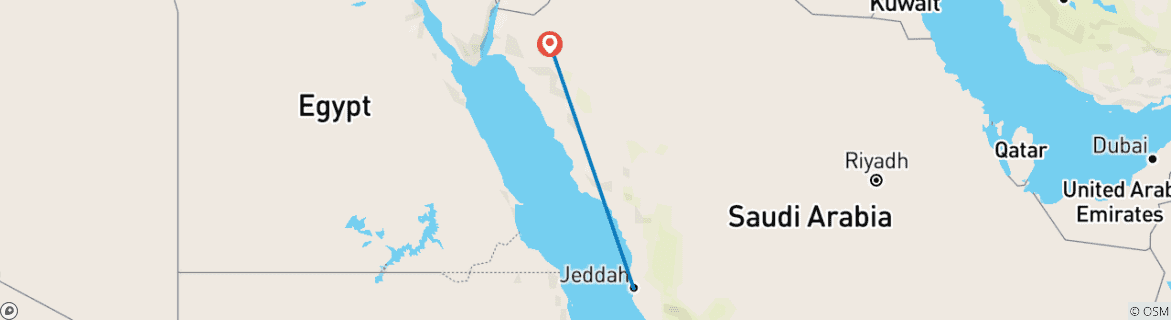 Imagen de un mapa que muestra la ruta del circuito