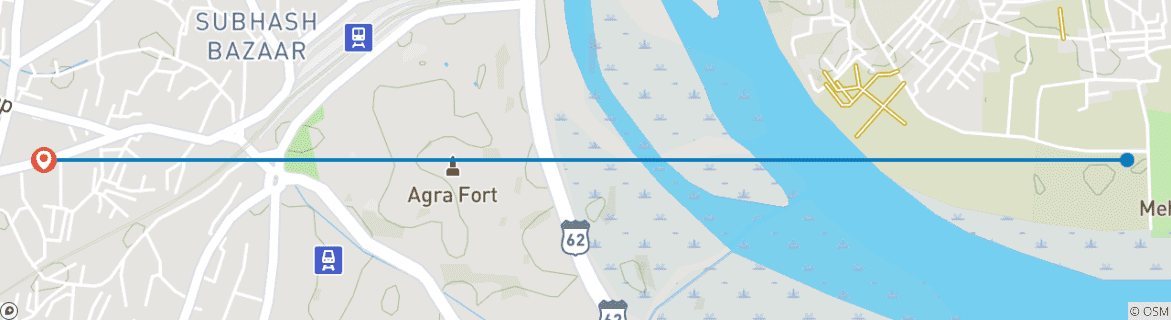 Imagen de un mapa que muestra la ruta del circuito