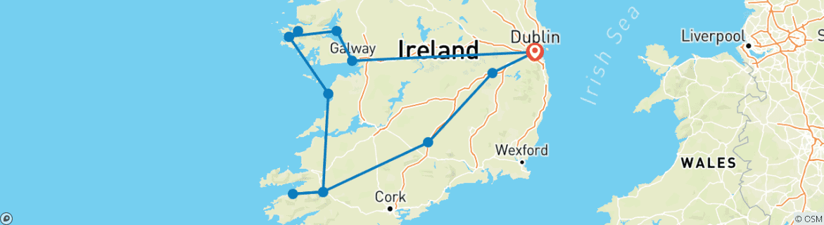 Imagen de un mapa que muestra la ruta del circuito