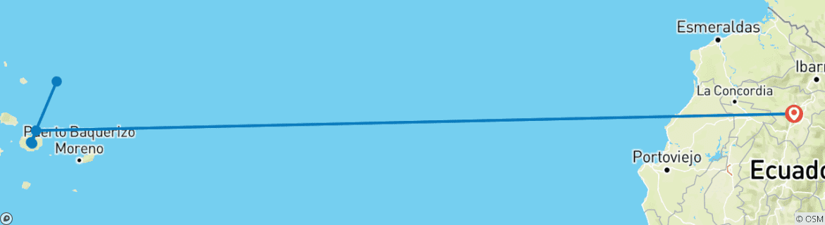 Imagen de un mapa que muestra la ruta del circuito