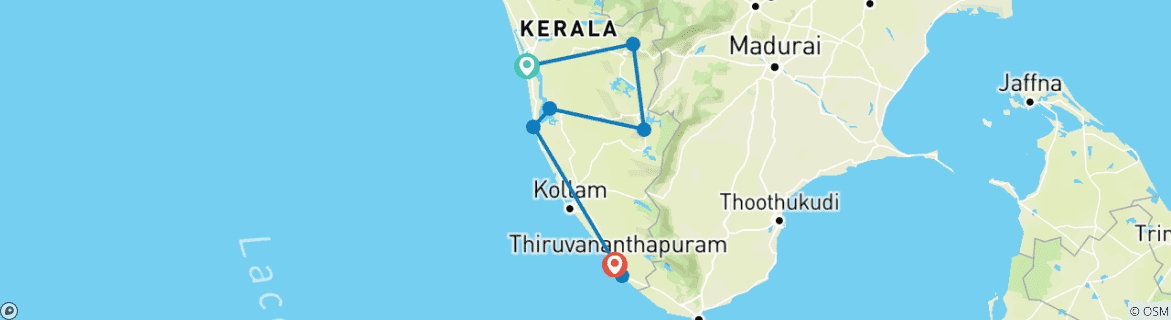 Imagen de un mapa que muestra la ruta del circuito