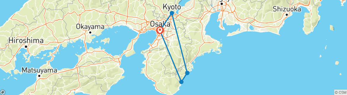 Imagen de un mapa que muestra la ruta del circuito