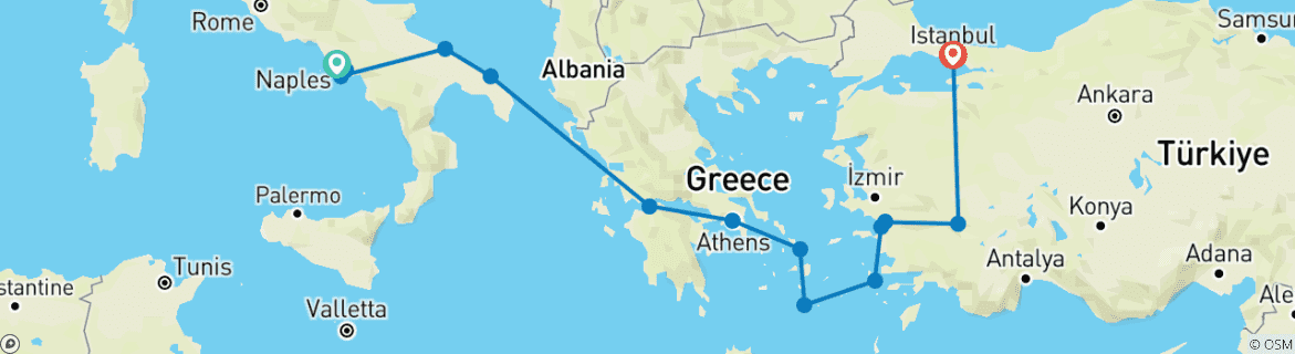 Mapa de 4º RALLY EUROPA 2026