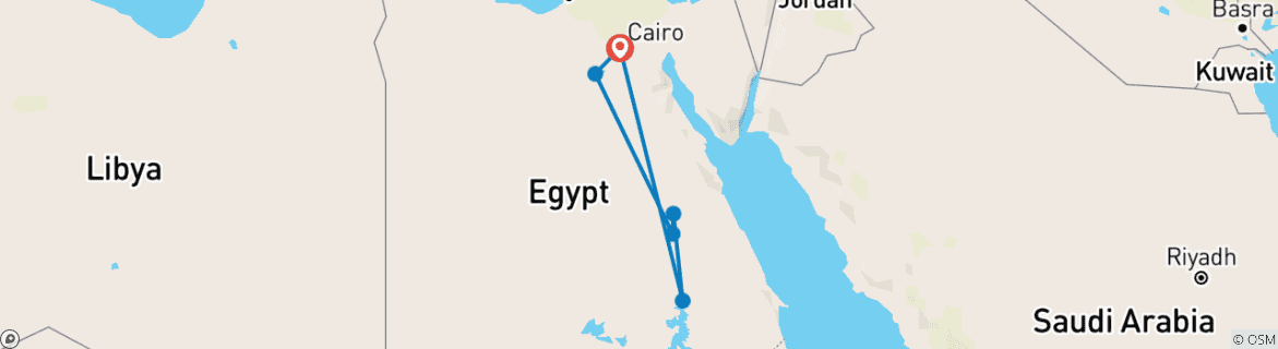 Imagen de un mapa que muestra la ruta del circuito
