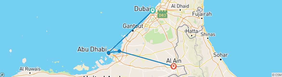 Imagen de un mapa que muestra la ruta del circuito