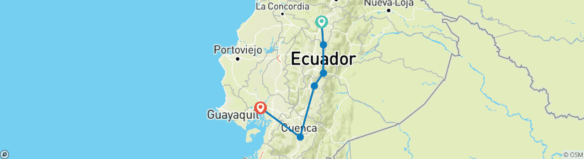 Imagen de un mapa que muestra la ruta del circuito