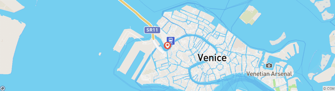 Carte du circuit Escapade à Venise