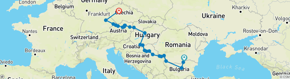 Imagen de un mapa que muestra la ruta del circuito