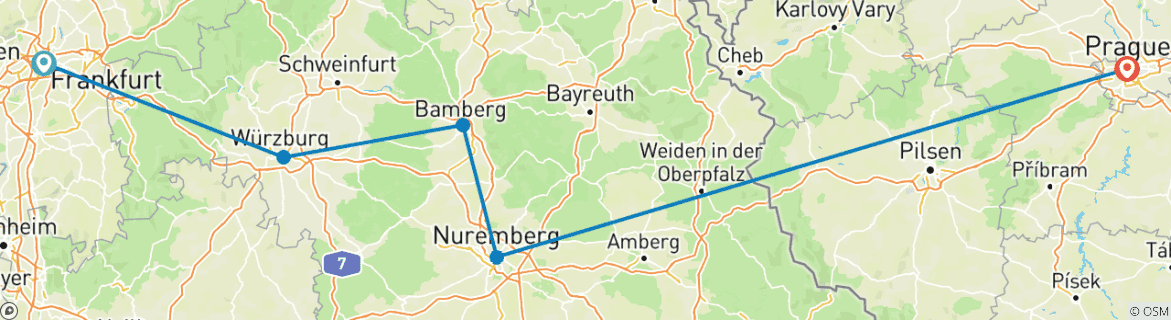 Imagen de un mapa que muestra la ruta del circuito