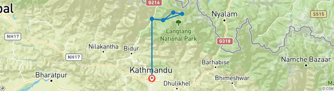 Imagen de un mapa que muestra la ruta del circuito