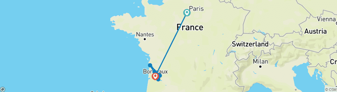 Imagen de un mapa que muestra la ruta del circuito