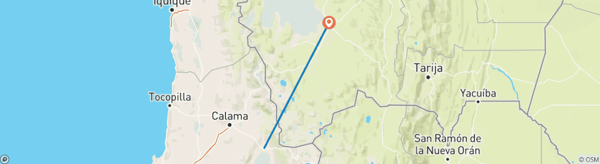 Imagen de un mapa que muestra la ruta del circuito