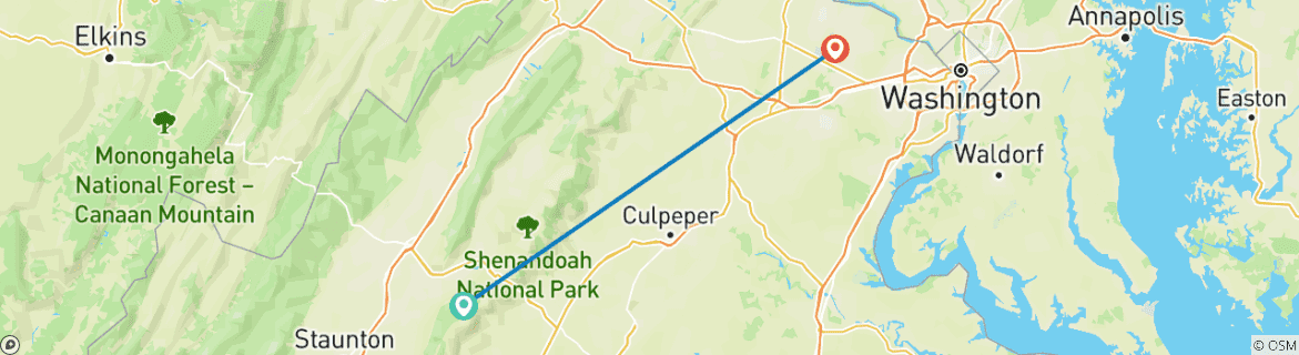 Imagen de un mapa que muestra la ruta del circuito