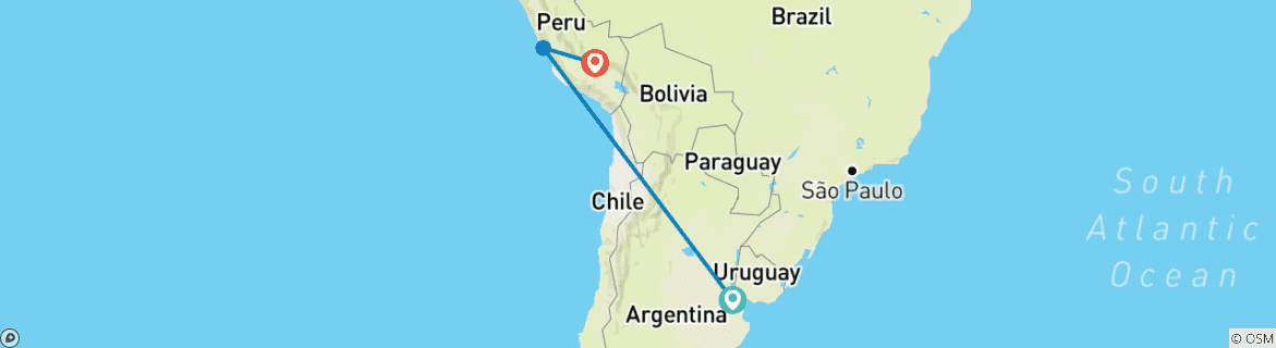 Imagen de un mapa que muestra la ruta del circuito