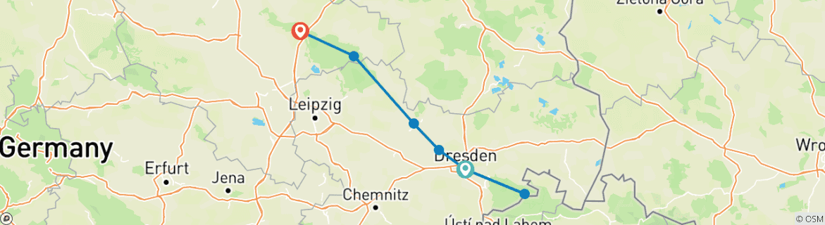 Imagen de un mapa que muestra la ruta del circuito