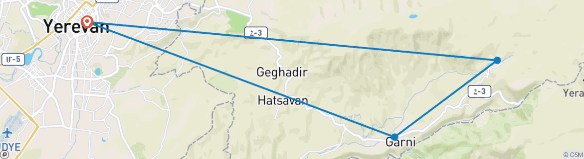 Imagen de un mapa que muestra la ruta del circuito