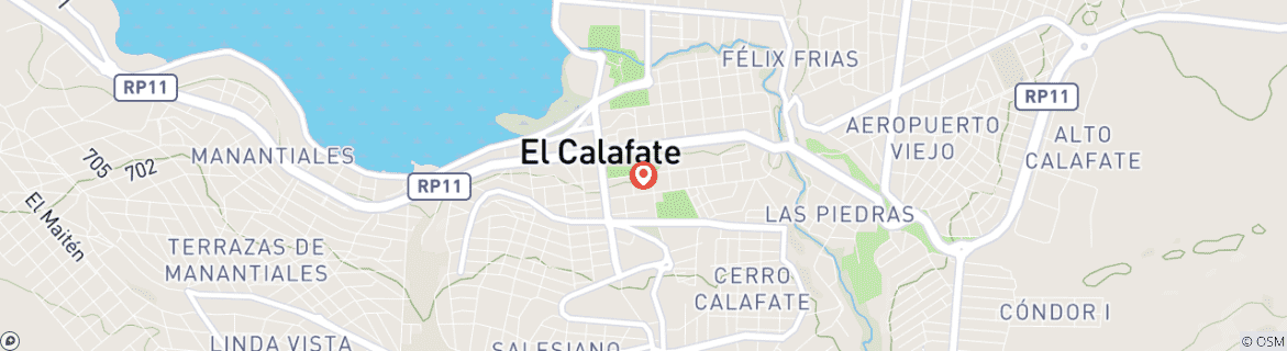 Kaart van Bevroren wonderen: El Calafate in 3 dagen