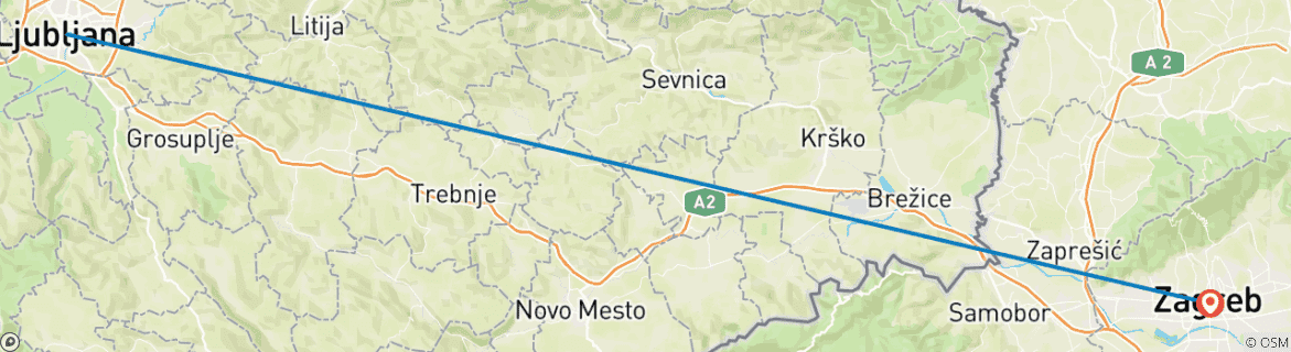 Imagen de un mapa que muestra la ruta del circuito