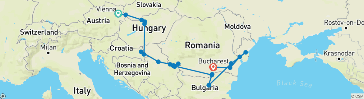 Imagen de un mapa que muestra la ruta del circuito
