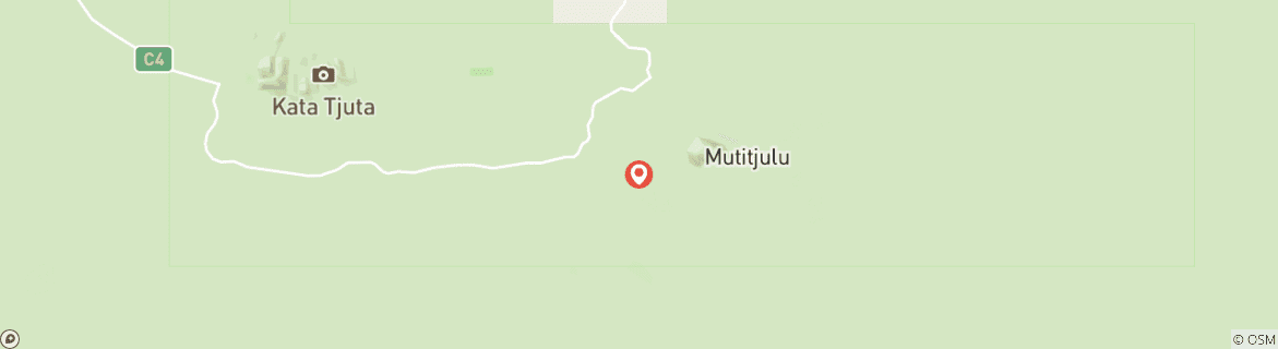 Carte du circuit Expérience Uluru et Kata Tjuta (Standard | Uluru aller-retour, court séjour)