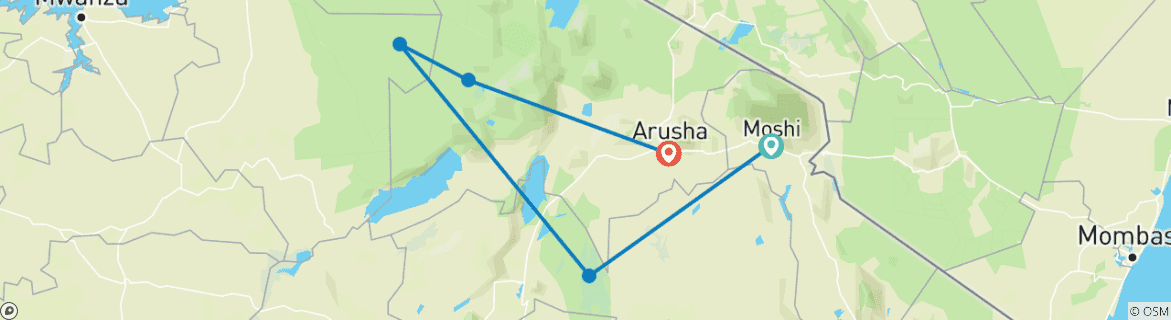Imagen de un mapa que muestra la ruta del circuito