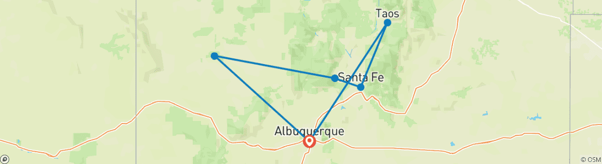 Imagen de un mapa que muestra la ruta del circuito