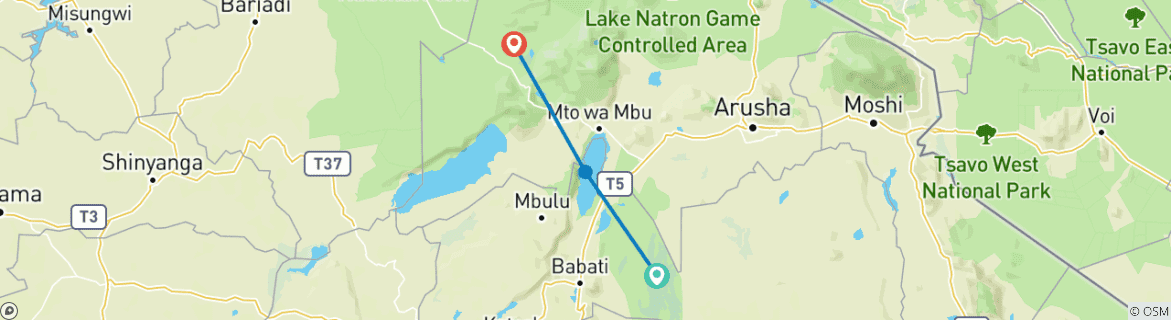 Imagen de un mapa que muestra la ruta del circuito