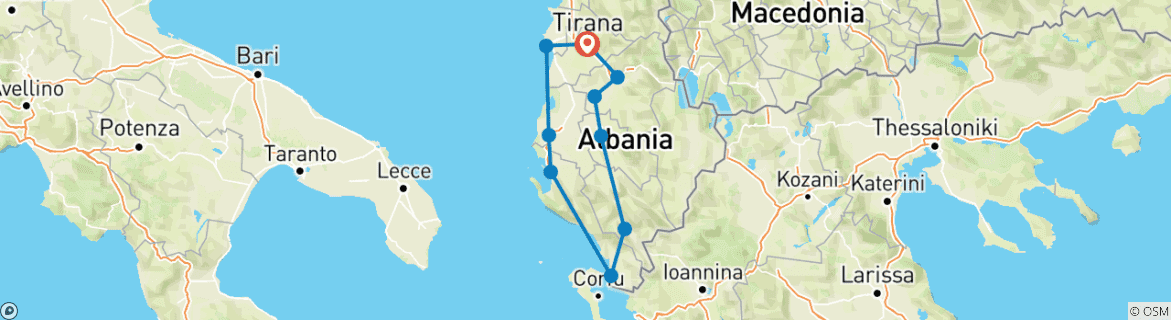 Imagen de un mapa que muestra la ruta del circuito