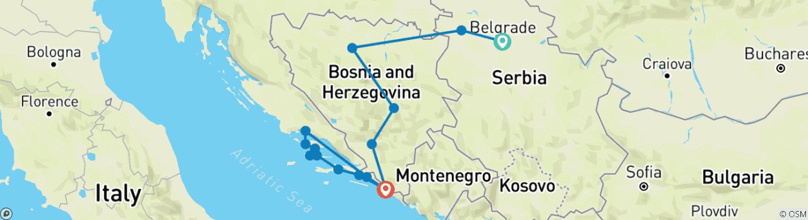 Imagen de un mapa que muestra la ruta del circuito